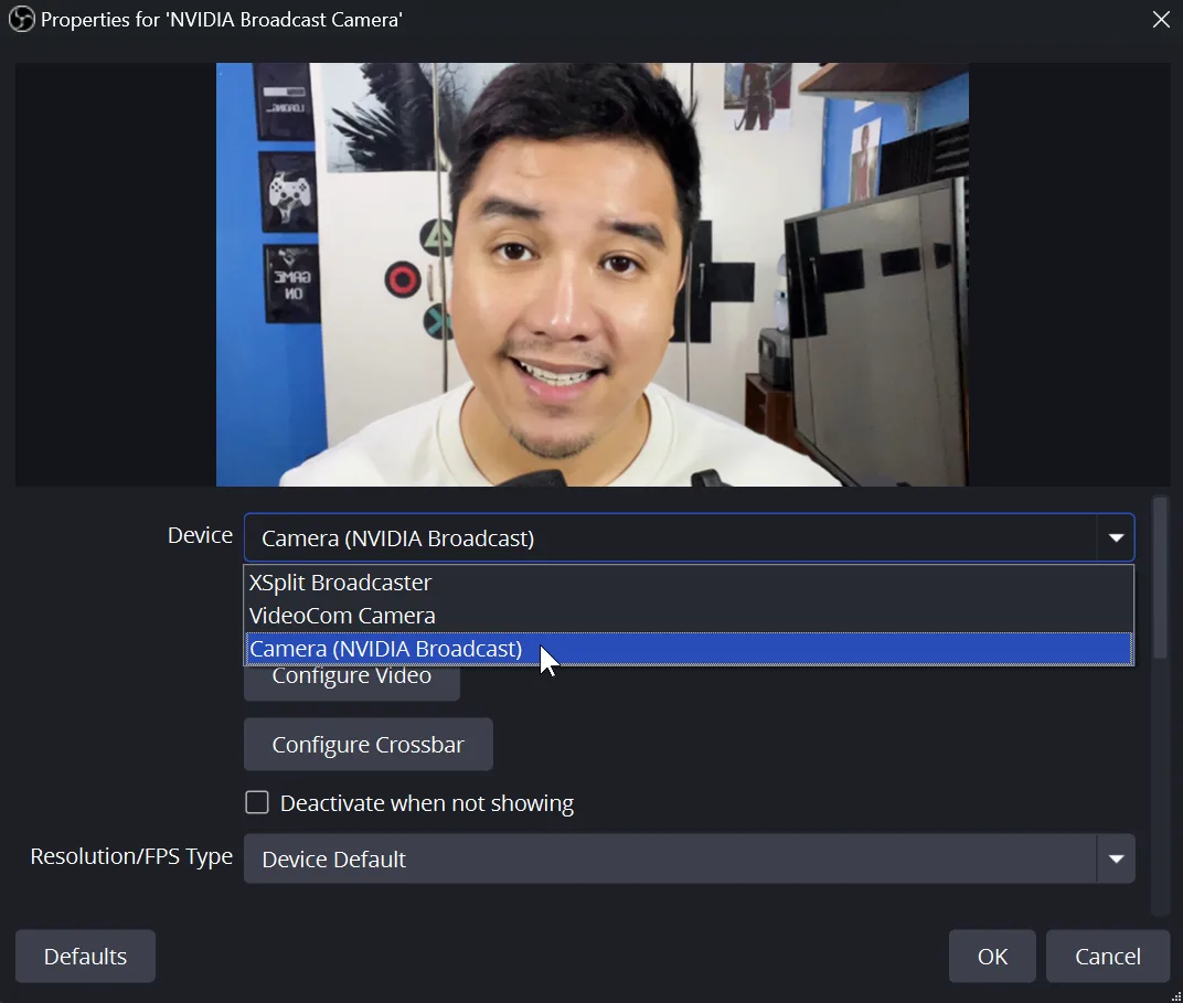 OBS integration preview