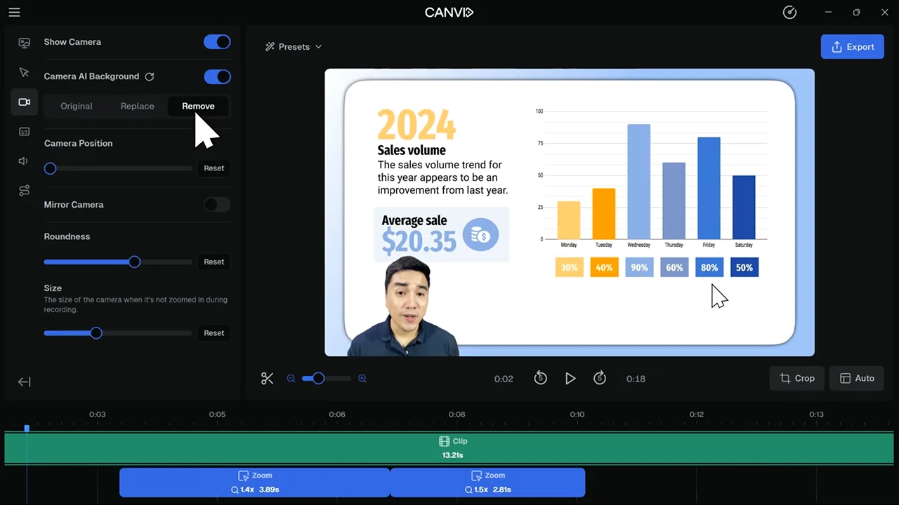 Webcam Background AI